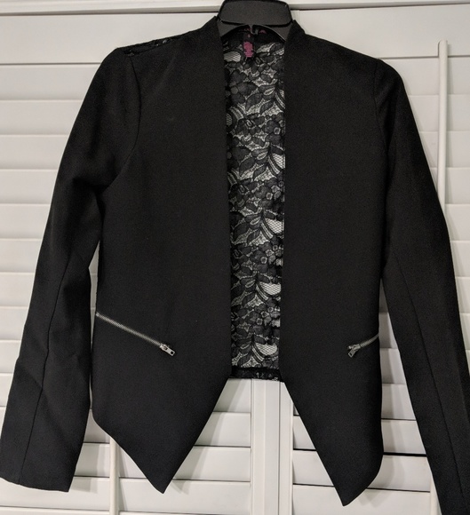 lace back jacket